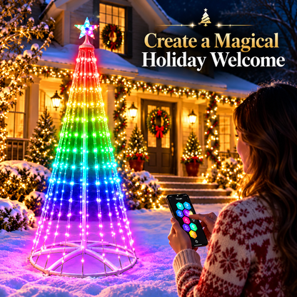 Smart Christmas Cone Tree Lights
